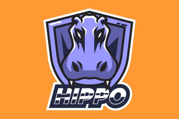 Download Hippo Illustration Logo Graphic - Hippo Collection