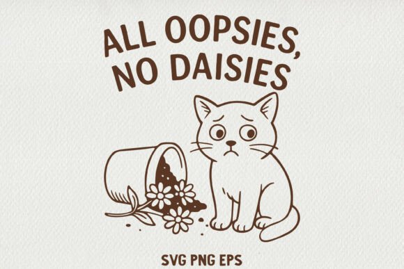 Download Sarcastic Cat Illustration SVG PNG - Cat Collection
