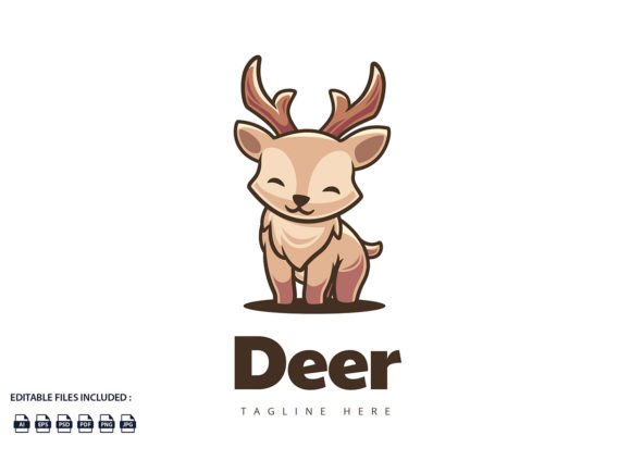 Download Deer Cartoon Illustration Logo - Deer cartoon Collection