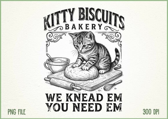Download Kitty Biscuits Bakery Cat Baking Lover - Cat Collection